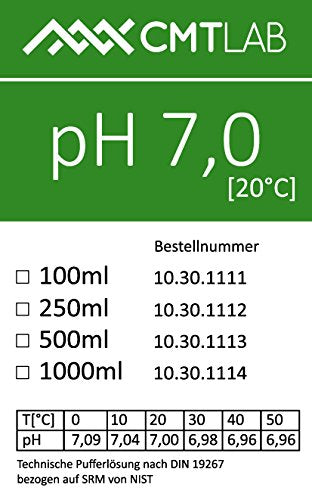 Pufferlösung, pH7, Industriequalität, Made in Germany (1000ml), 1000ml