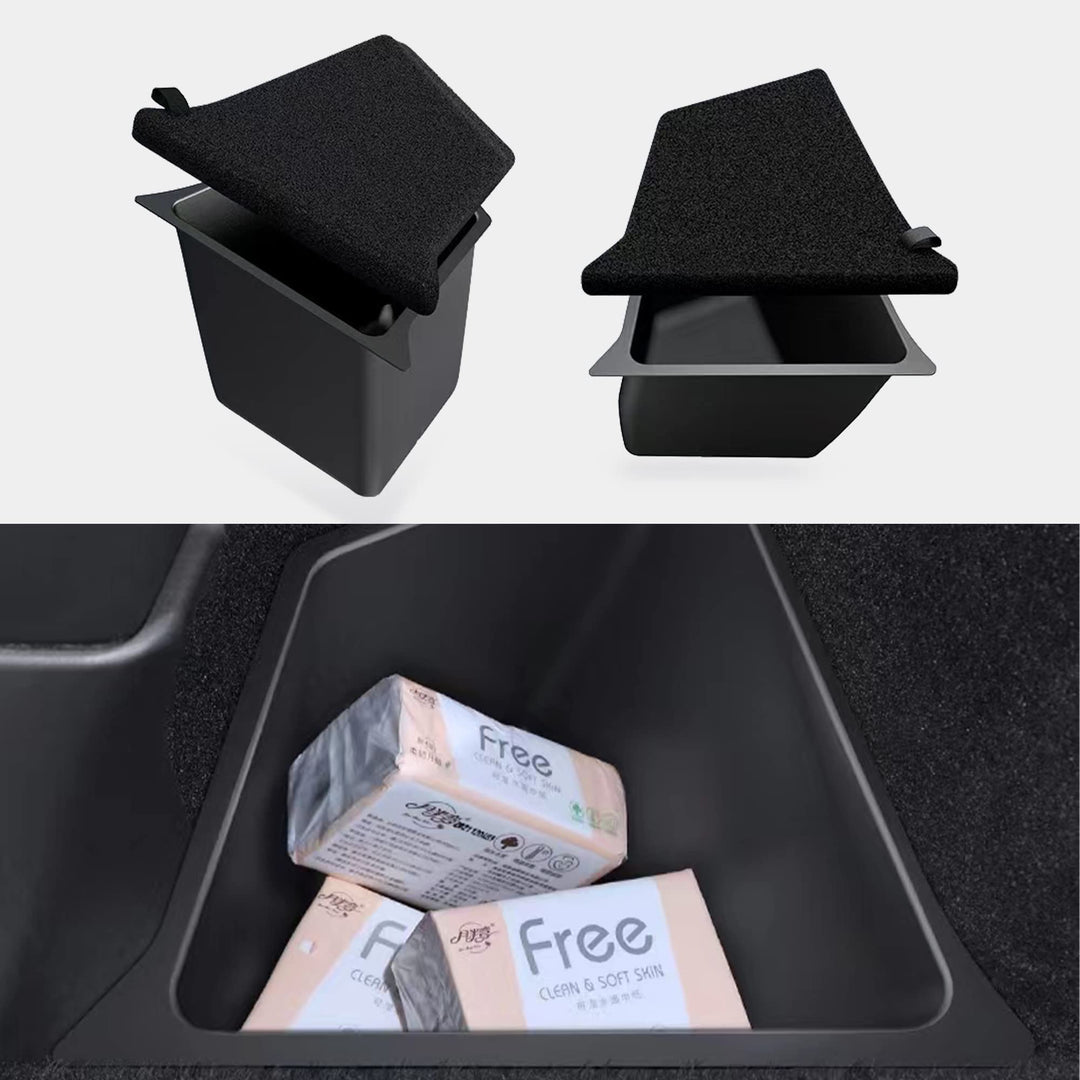 Kofferraum-Organizer, Aufbewahrungsbox, Bins, Seitenbox für Tesla Model Y (2 PC, 1 PC, Berlin-Versio