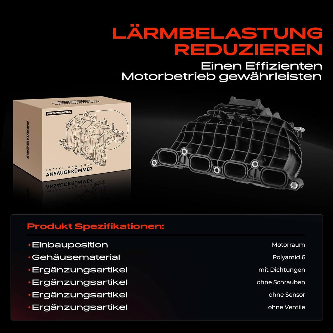 Ansaugkrümmer für 1er F20 F21 2 F22 F23 F87 3 F34 3er F30 F31 F35 F80 4 F32 F33 F36 F82 F83 5er F07