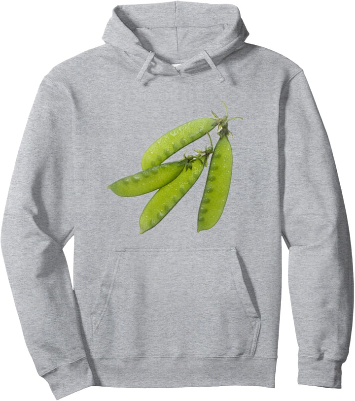 Schnee-Erbsen Pullover Hoodie