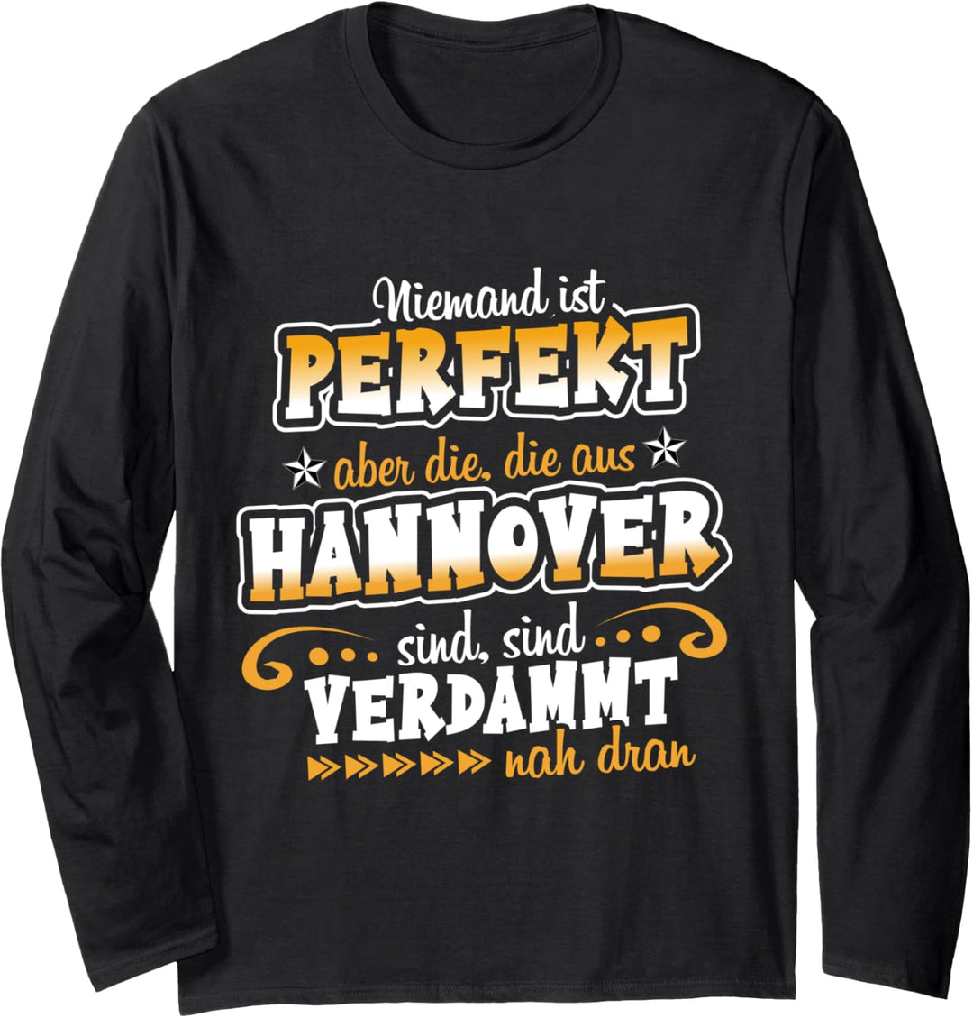 Hannover Spruch Hannoveraner Langarmshirt