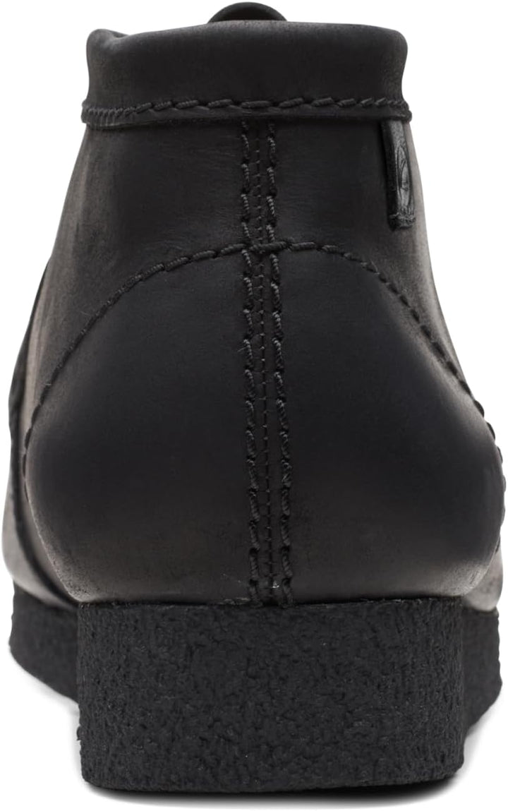 Clarks Herren Shacre Boot Chukka-Stiefel 39 EU Schwarzes Leder, 39 EU Schwarzes Leder