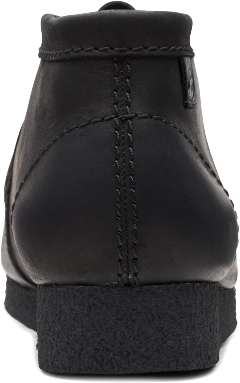 Clarks Herren Shacre Stiefel Stiefelette 39 EU Weit Schwarzes Leder, 39 EU Weit Schwarzes Leder