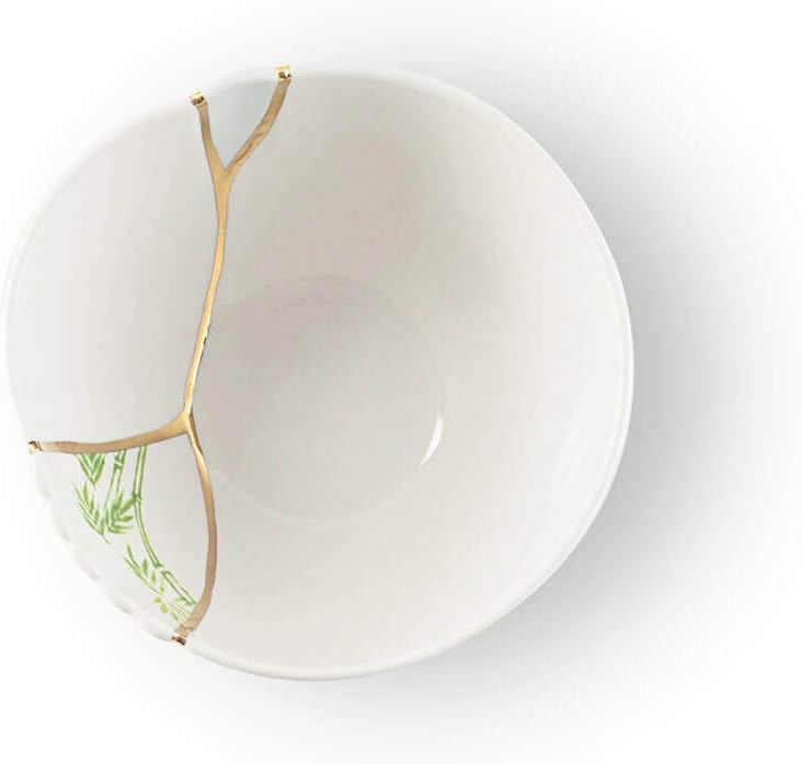 Seletti Kintsugi-N'3" Fruit Bowl In Porcelain Ø cm.11,5 H.6