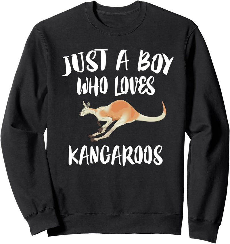 Just A Boy Who Loves Kangaroos Animal Sweatshirt