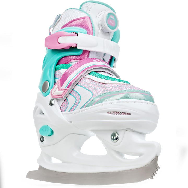 RAVEN 4in1 Inline Skates Triskates Rollschuhe Schlittschuhe Inliner für Kinder Mädchen verstellbar G