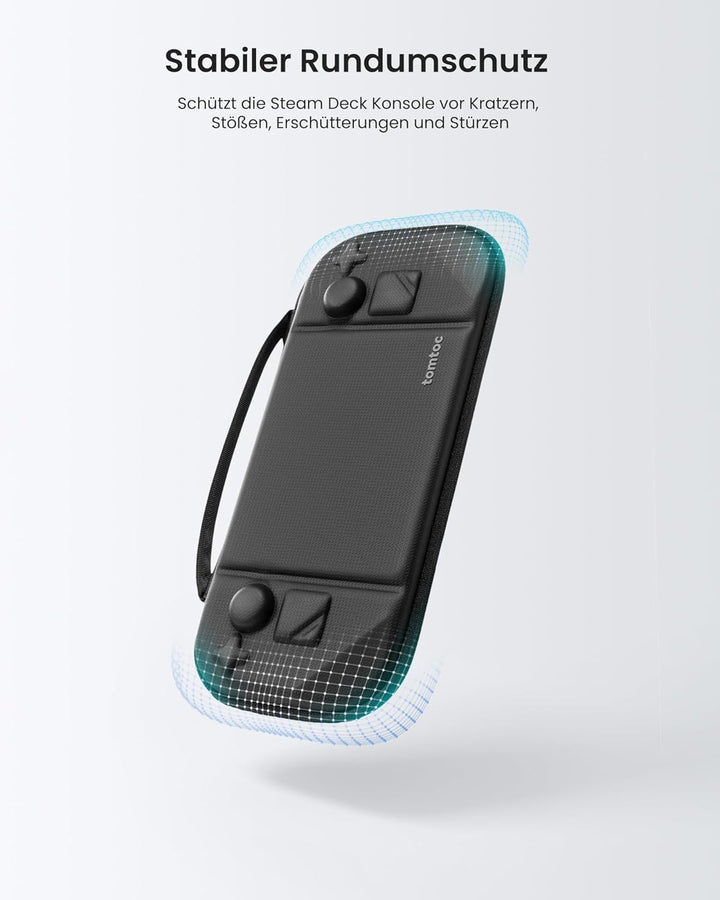 tomtoc Slim Tasche Kompatibel mit Steam Deck / Steam Deck OLED, Rundumschutz Case Hülle für Reise, U