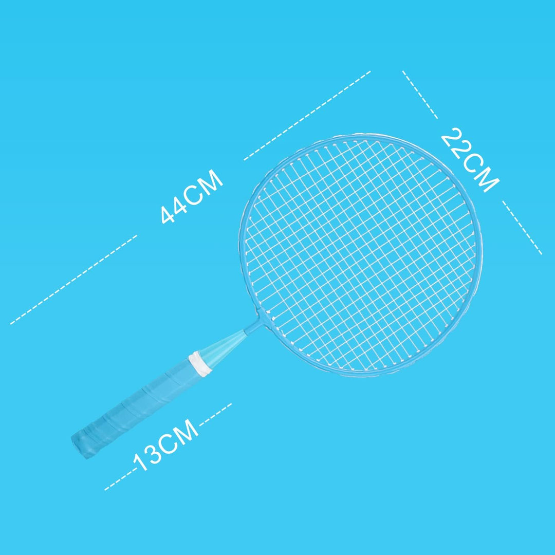 KH Federball Set Badminton Schläger Set of 2 oder 4 für Erwachsene Kinder, Schläger, Federbälle und