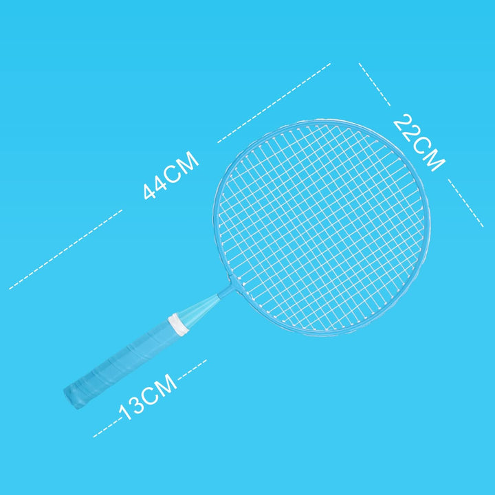 KH Federball Set Badminton Schläger Set of 2 oder 4 für Erwachsene Kinder, Schläger, Federbälle und