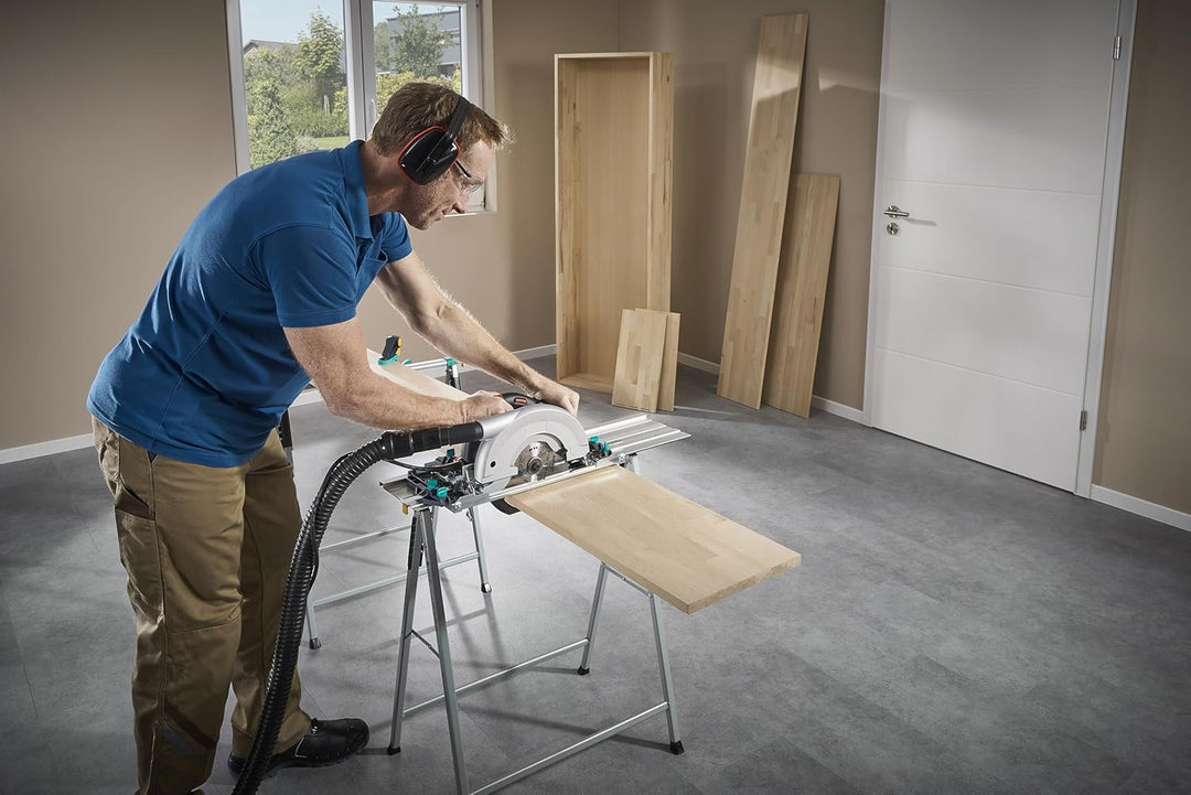 wolfcraft I FKS 145 - Führungsschiene für Handkreissägen I 6913000 I für Schnitte bis 110 cm I platz