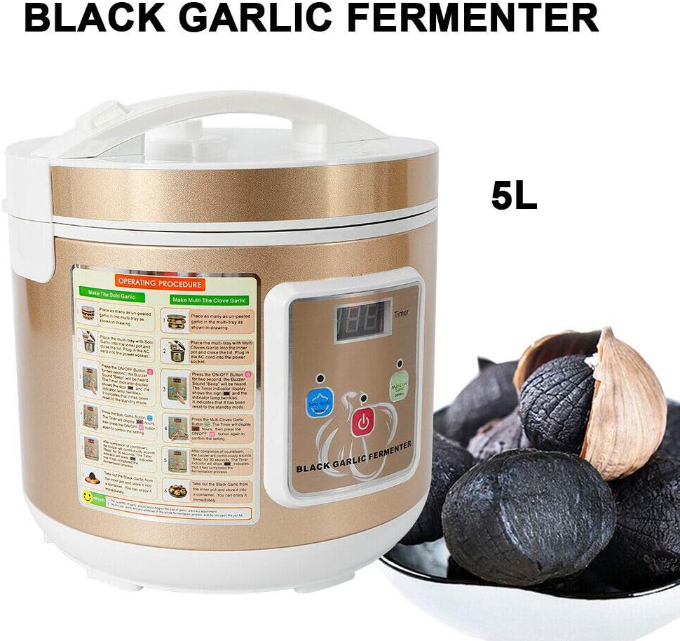 5L Automatisch Schwarzer Knoblauch Fermentierter Knoblauch, Multifunktions-Fermenter Knoblauchbereit