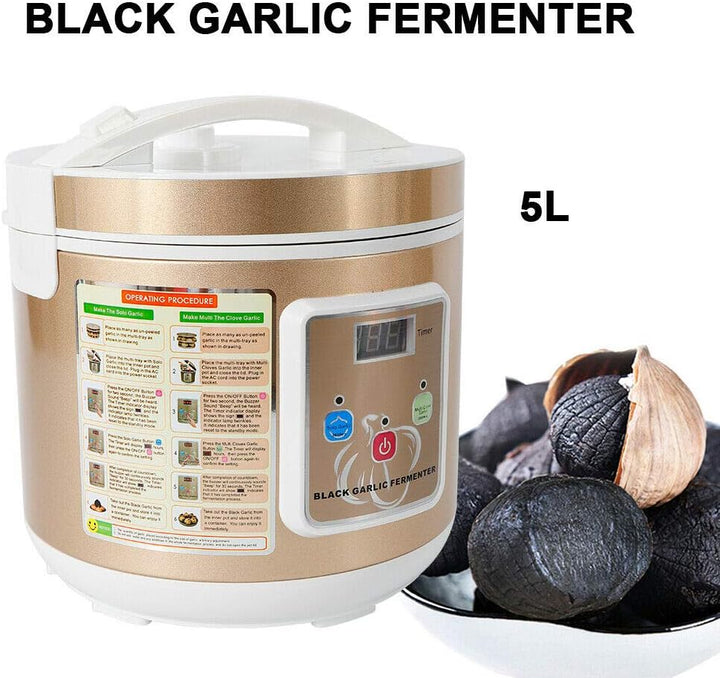 5L Automatisch Schwarzer Knoblauch Fermentierter Knoblauch, Multifunktions-Fermenter Knoblauchbereit