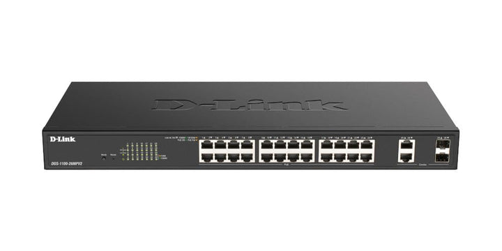 D-Link DGS-1100-24V2/E Gigabit Smart Switch (24 Ports, 10/100/1000 Mbit/s, einfache Plug & Play-Inst