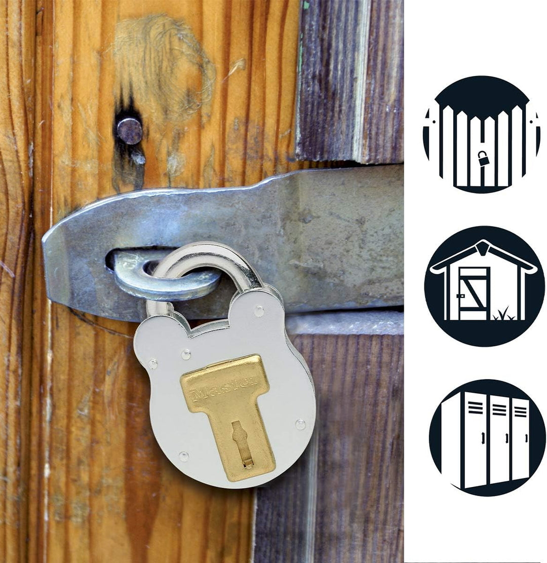 MASTER LOCK 2750EURD RETRO VORHM-DNGESCHLOSS 51MM STAHL BM-GEL 8MM