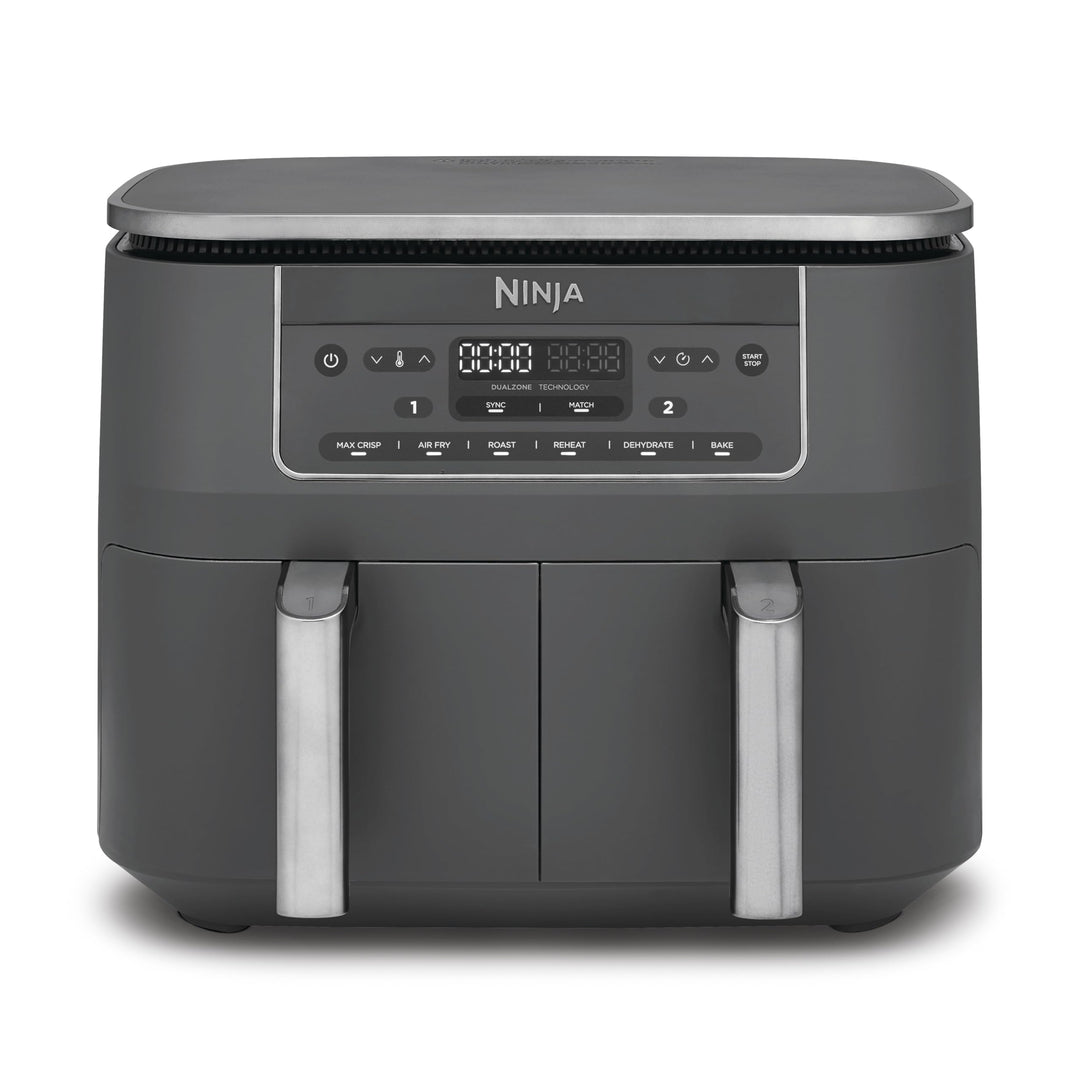Ninja Dual Zone Digital Air Fryer, 2 Schubladen, 6-in-1, Heissluftfritteuse ohne Öl, 7,6L, Heissluft