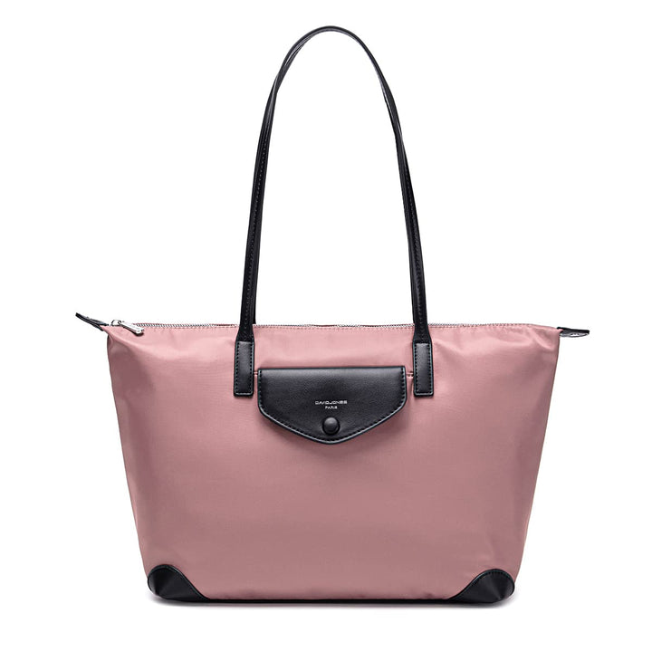 David Jones - Damen Tote Shopper Nylon wasserdichte Handtasche - Tragetasche Schultertasche - Shoppi