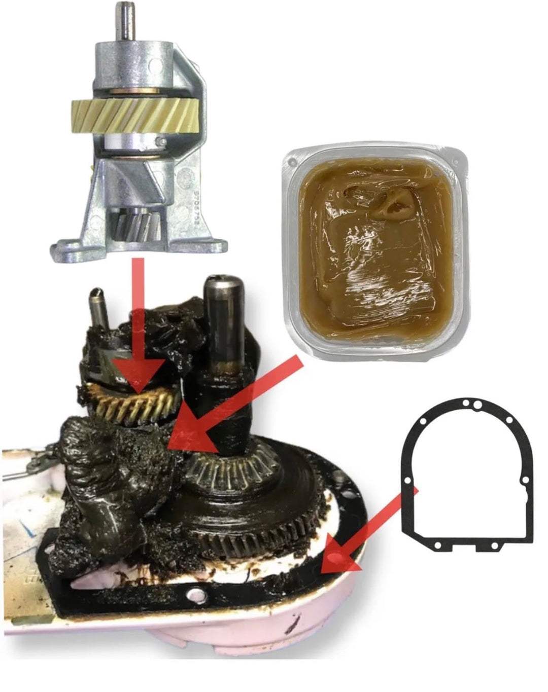 Getriebe Reparaturset für KitchenAid Küchenmaschinen Ersatzteil- und Wartungsset