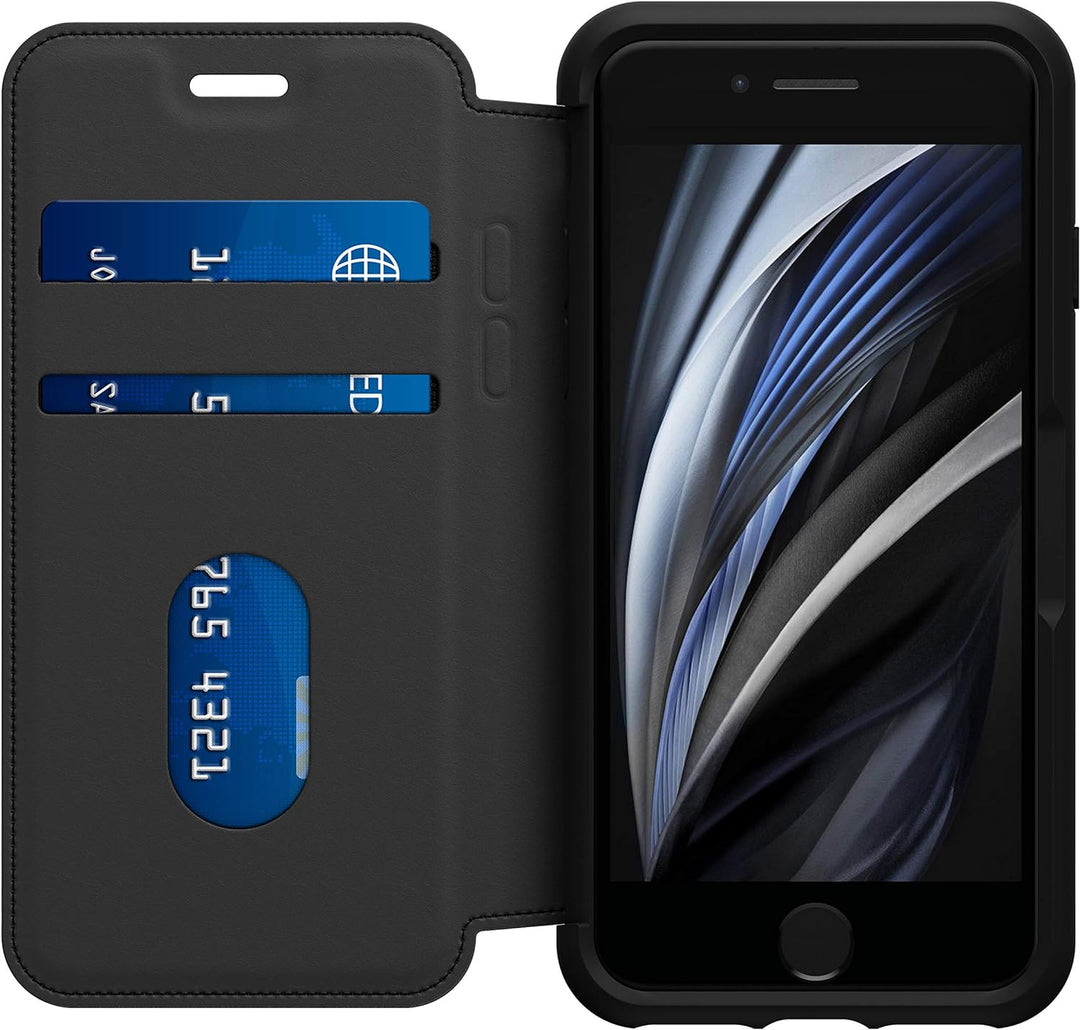 OtterBox Strada Hülle für iPhone 7/8/SE 2. gen/SE 3. gen, stossfest, sturzsicher,Premium Lederfolio