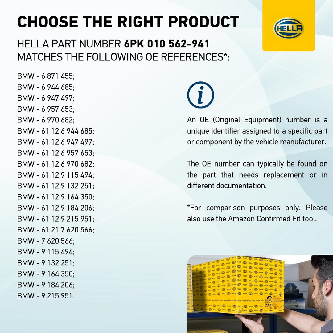 HELLA 6PK 010 562-941 Sensor, Batteriemanagement - 12V - geschraubt - Kabel: 450mm