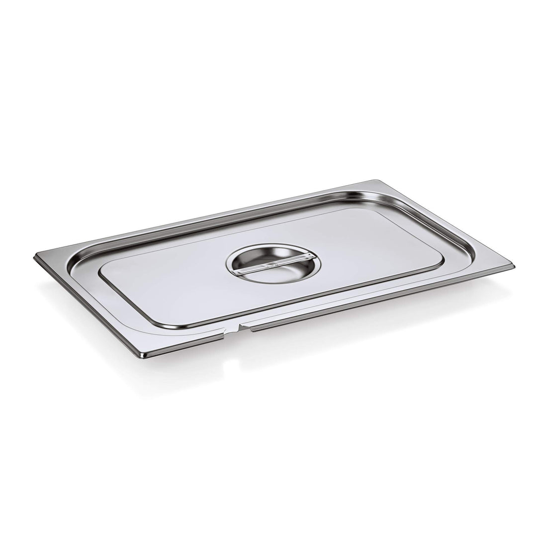 Deckel für GN Behälter -GN1/1- Container Gastronorm Pans aus Edelstahl, zum Abdecken von Speisen und