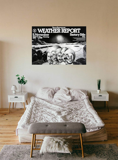 Weather Report - Space Supergroup, Köln 1975 » Konzertplakat/Premium Poster | Live Konzert Veranstal