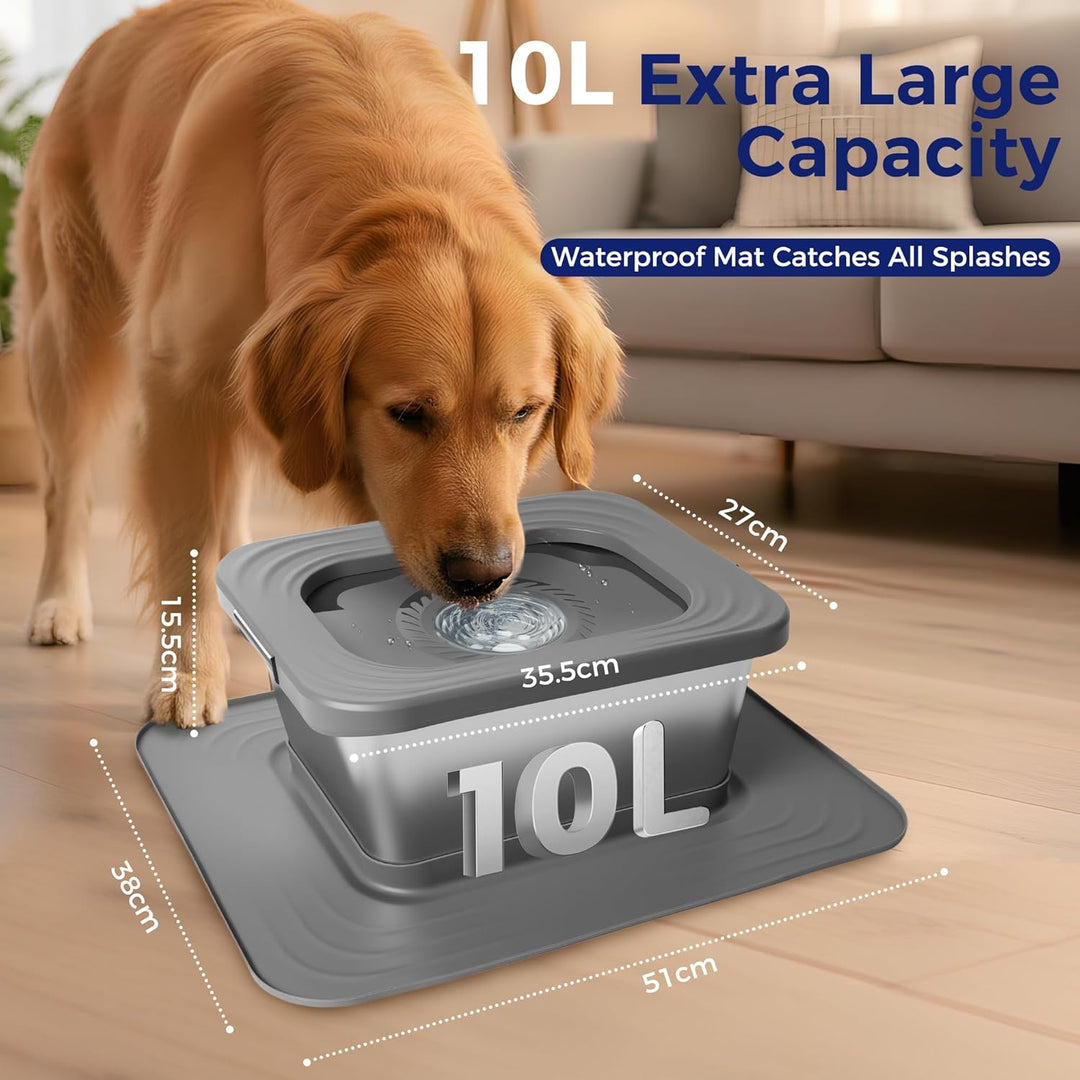 Bostar 10 l, Trinknapf für Hunde, Edelstahl