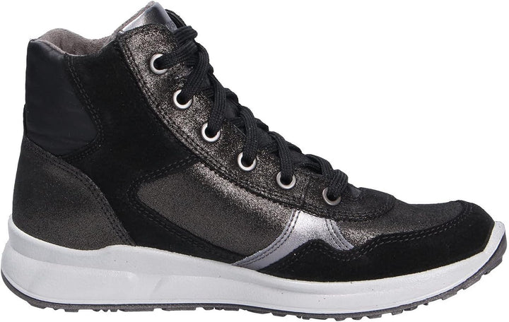 Superfit Mädchen MERIDA leicht gefütterte Gore-Tex Sneaker 25 EU Schwarz Schwarz 0000, 25 EU Schwarz