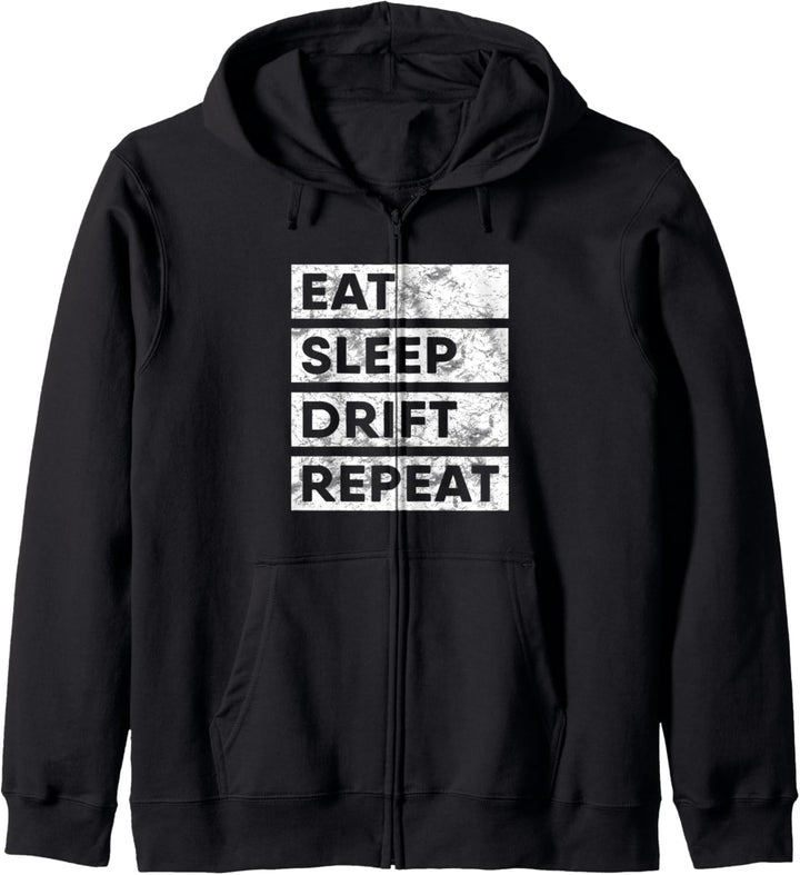 Eat Sleep Drift Repeat Tokyo JDM Geschenk Kapuzenjacke