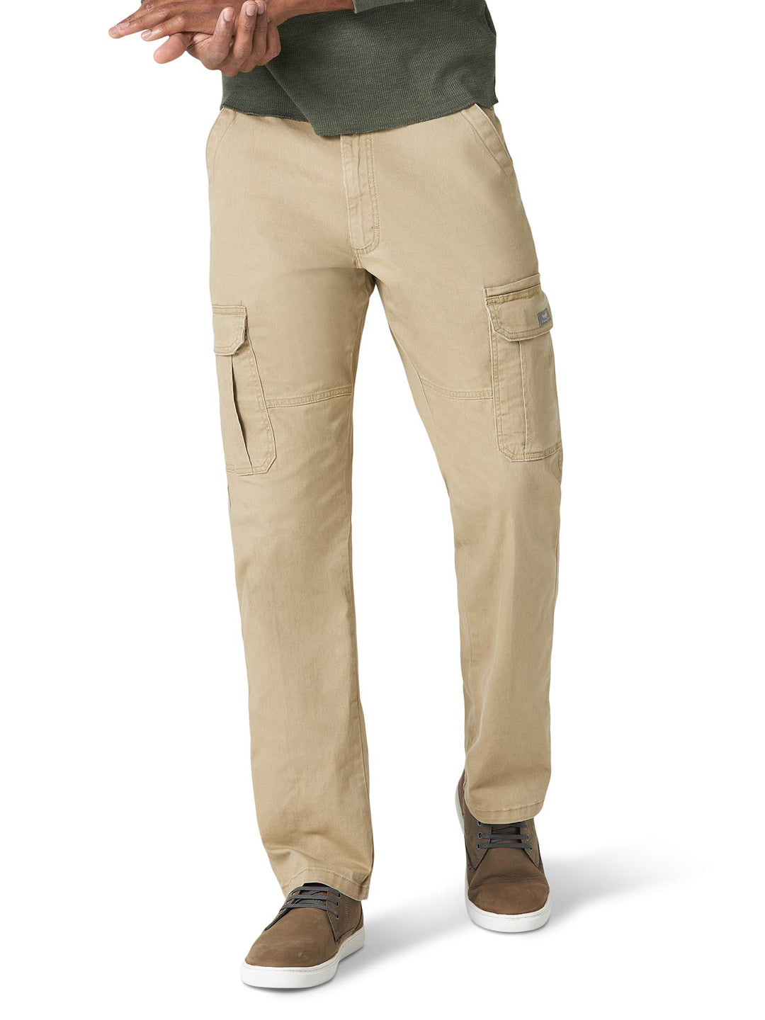 Wrangler Authentics Herren Cargohose mit Lockerer Passform Lässige Hose 29W / 30L Ulmenholz, 29W / 3