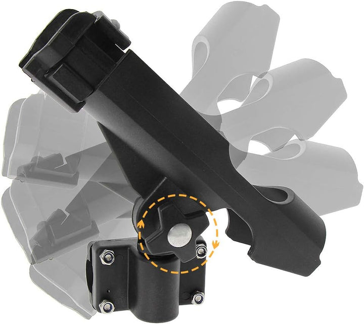 Rutenhalter für Boot Kajak - 2 x Angelrutenhalter Stabil 360 Grad Drehbar und einfach stellbar