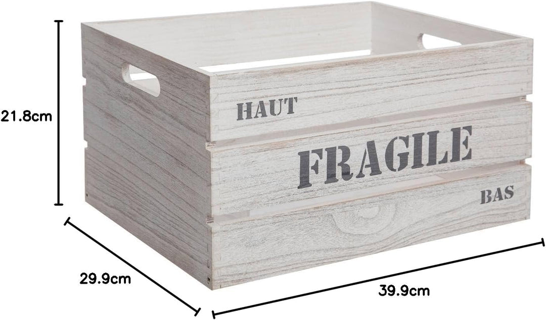 Set aus 6 Steigen "Jour" - grau - Weiss - Atmosphera créateur d'intérieur