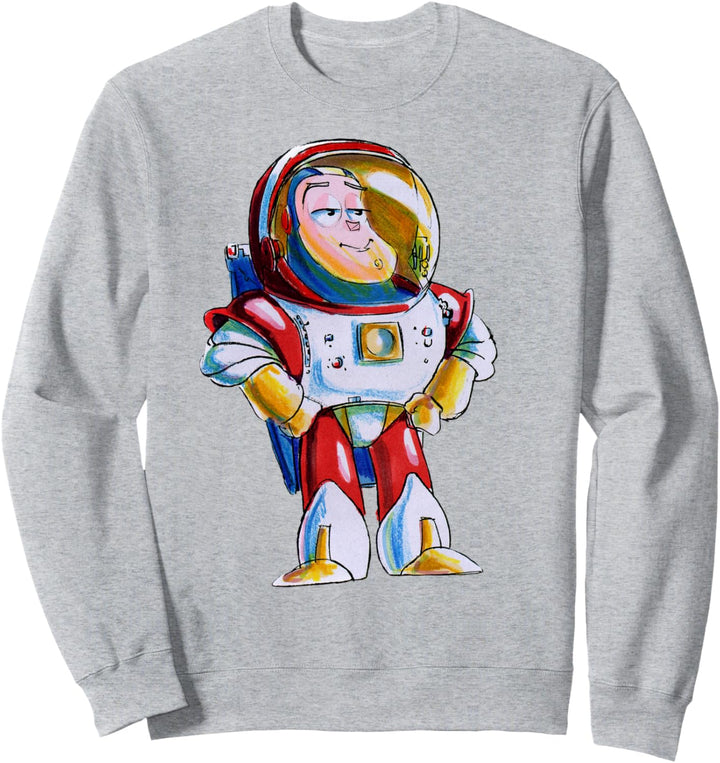 Disney Pixar Toy Story Buzz Lightyear Sketch Sweatshirt