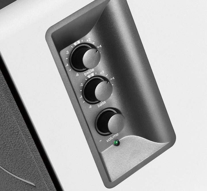 Aktivboxen Edifier Studio R1280T 2.0 weiss/silber Weiss Ohne Bluetooth und Digitaleingänge Single
