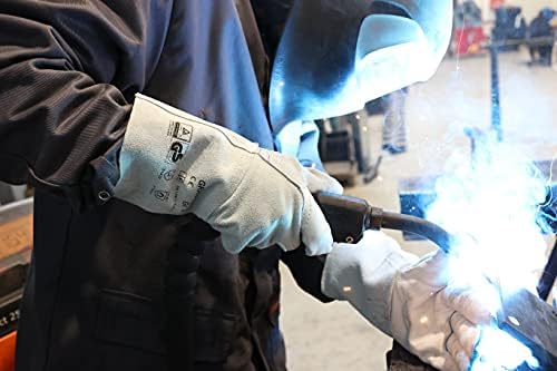 strongAnt Granada-Long Schweisserhandschuhe aus Rindnarbenleder Arbeitshandschuhe auch fürs Grillen