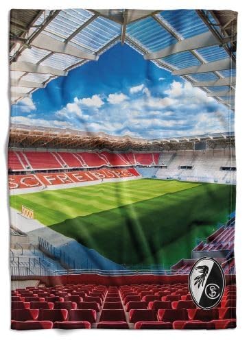SC Freiburg Fleecedecke Decke ** Stadion ** in 150 x 200 cm