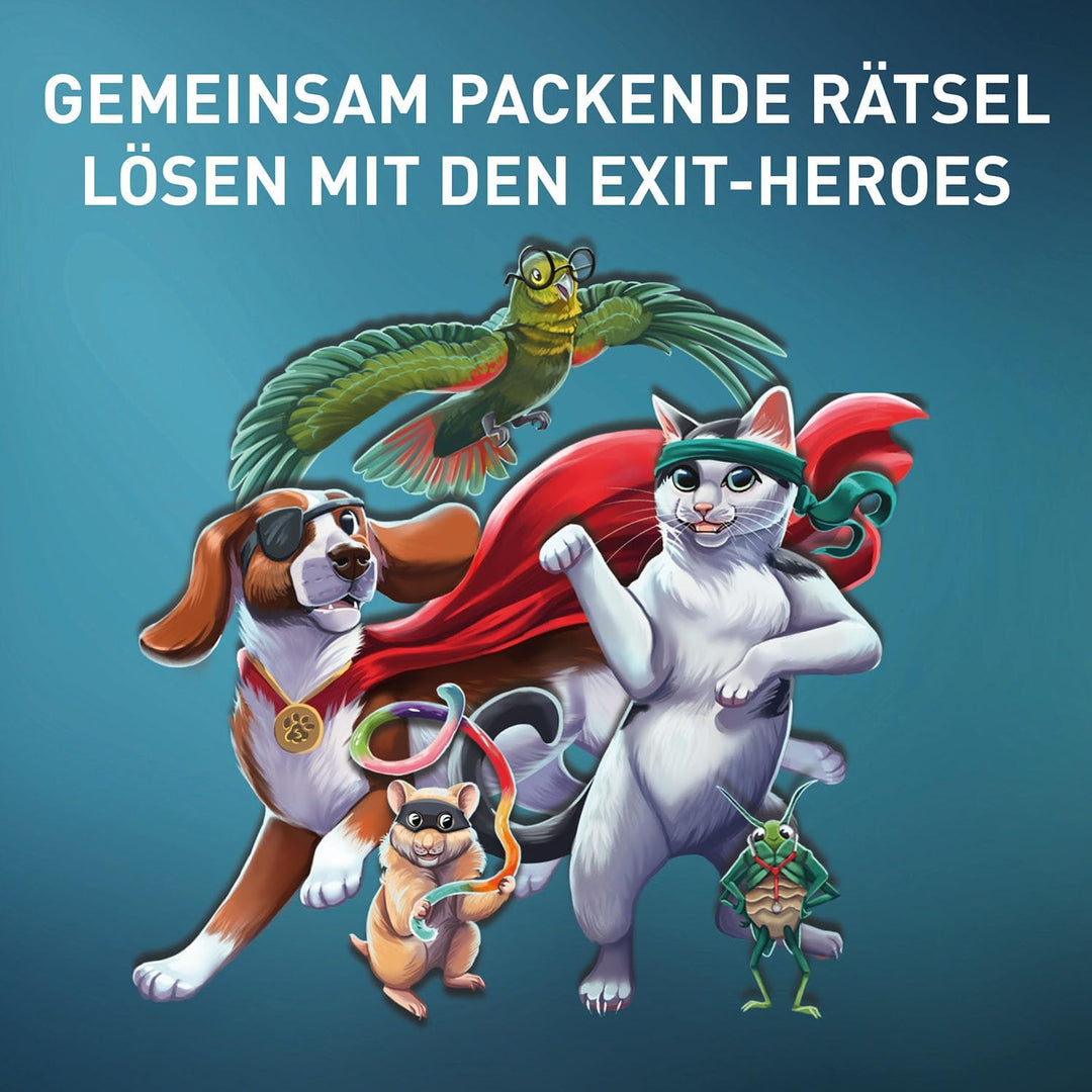 KOSMOS 684662 EXIT® - Das Spiel Family, Zwei Rätselabenteuer Schloss Gemeinstein + Mission Candyland
