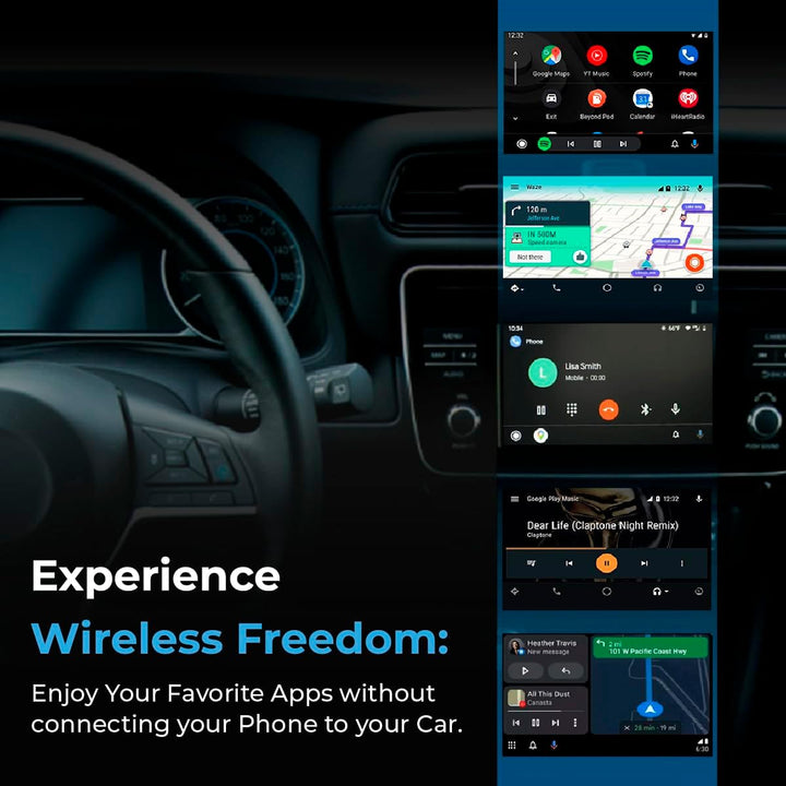 Wireless Android Auto Adapter Nano-Serie - Sofortige Verbindung vom Smartphone zum Bildschirm - Klei