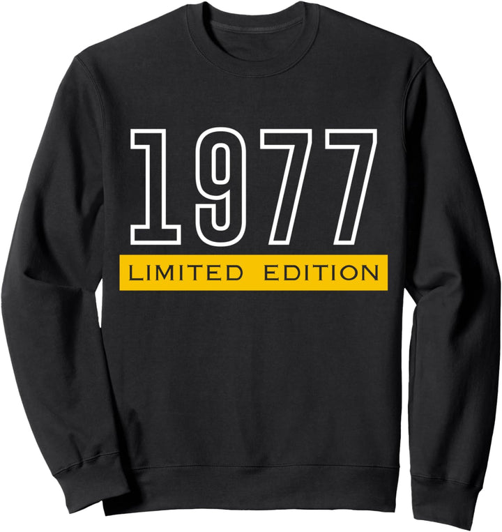 47. Geburtstag Mann Frau 47 Jahre 1977 Deko Lustig Geschenk Sweatshirt
