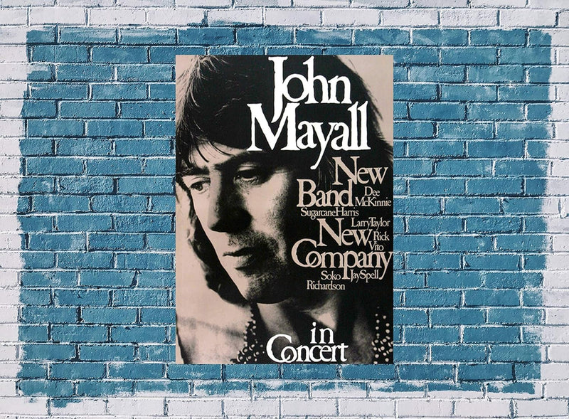 John Mayall - Back to The Roots, 1971 » Konzertplakat/Premium Poster | Live Konzert Veranstaltung |