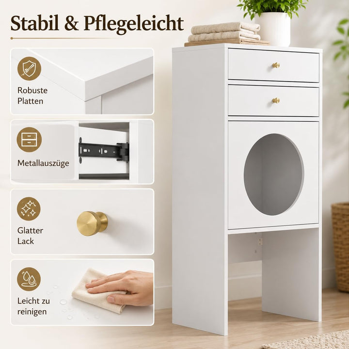 Katzenschrank Weiss 2, Weiss 2