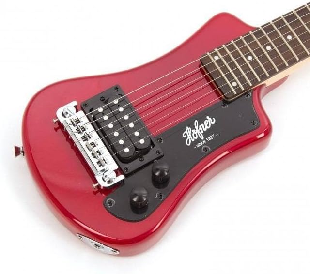 Hofner HCT Shorty Gitarre rot