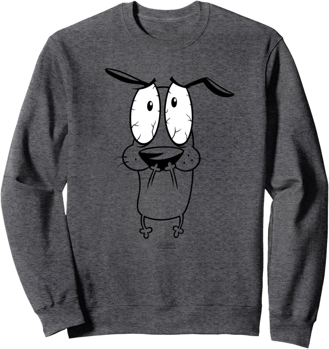 Courage the Cowardly Dog Scared Sweatshirt