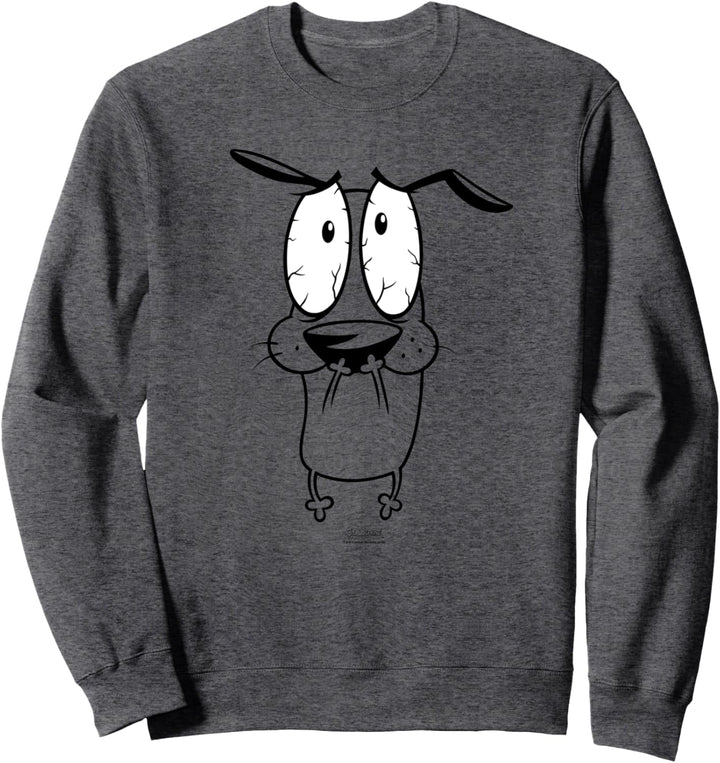 Courage the Cowardly Dog Scared Sweatshirt