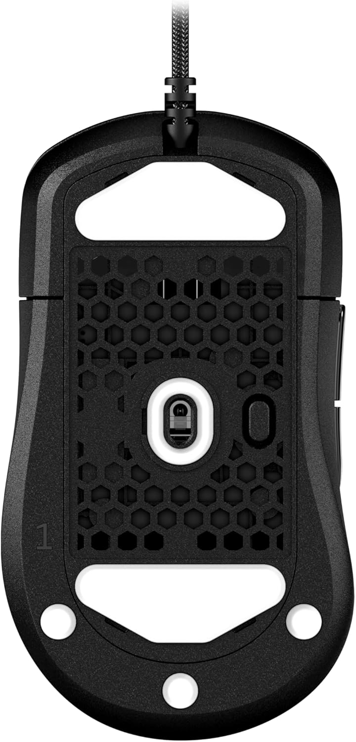 HyperX Pulsefire Saga Gaming Maus – Modulare Gaming-Maus, bis zu 26.000 DPI, 8K Polling Rate, HyperX