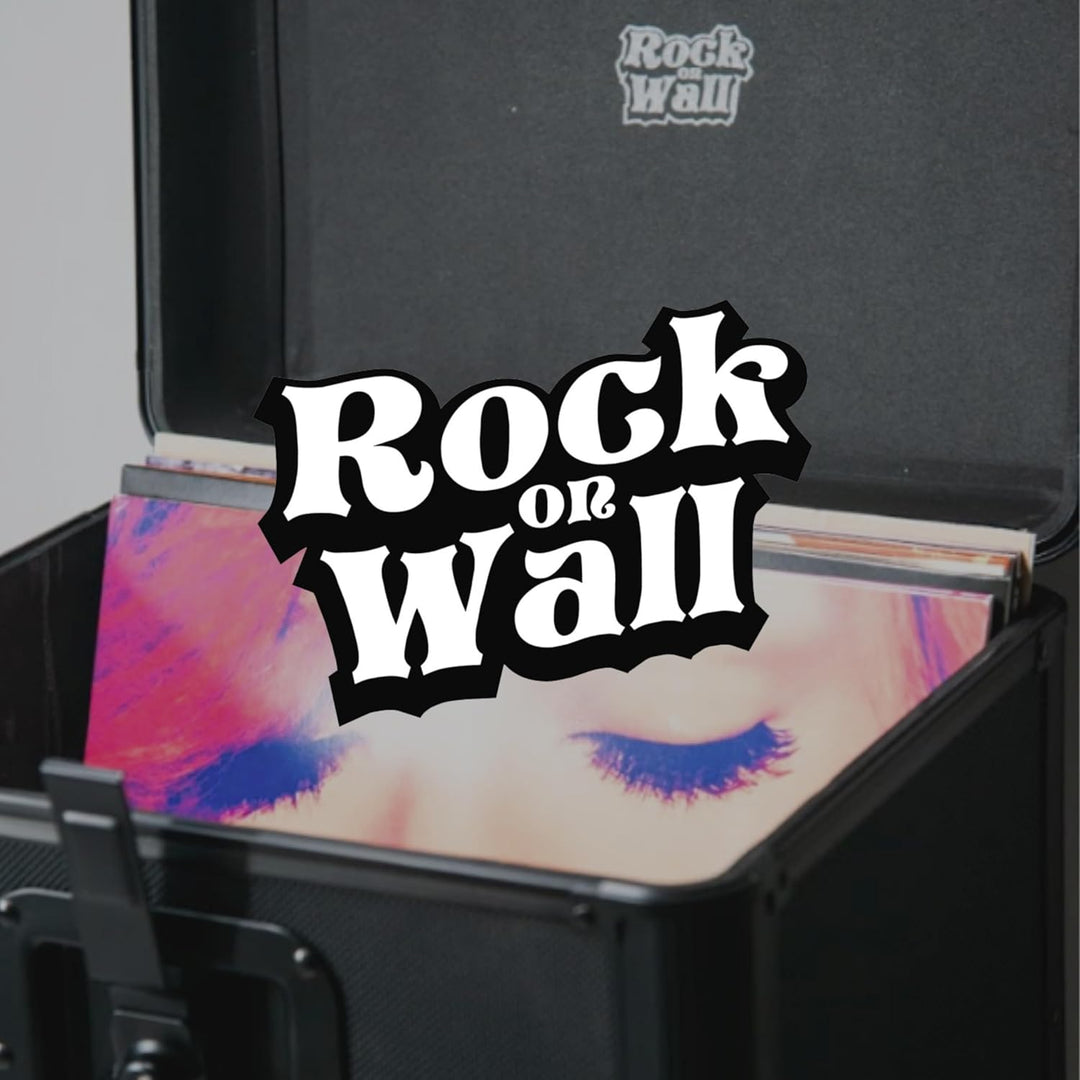 Rock On Wall Vinyl Koffer (schwarz) (50 LP)