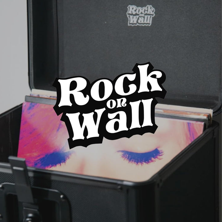 Rock On Wall Vinyl Koffer (schwarz) (50 LP)