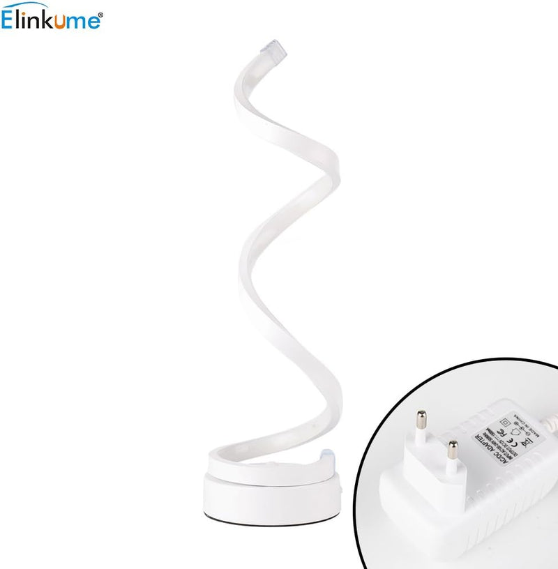 ELINKUME LED Tischlampe Warm Weiss Tischleuchte Augenschutz Schreibtischlampe mit Lampenschirm Nacht