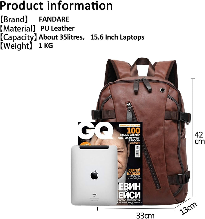 FANDARE Unisex Rucksäcke Schulrucksack Herren Damen Schultasche Junge Mädchen Wasserdicht Schulranze