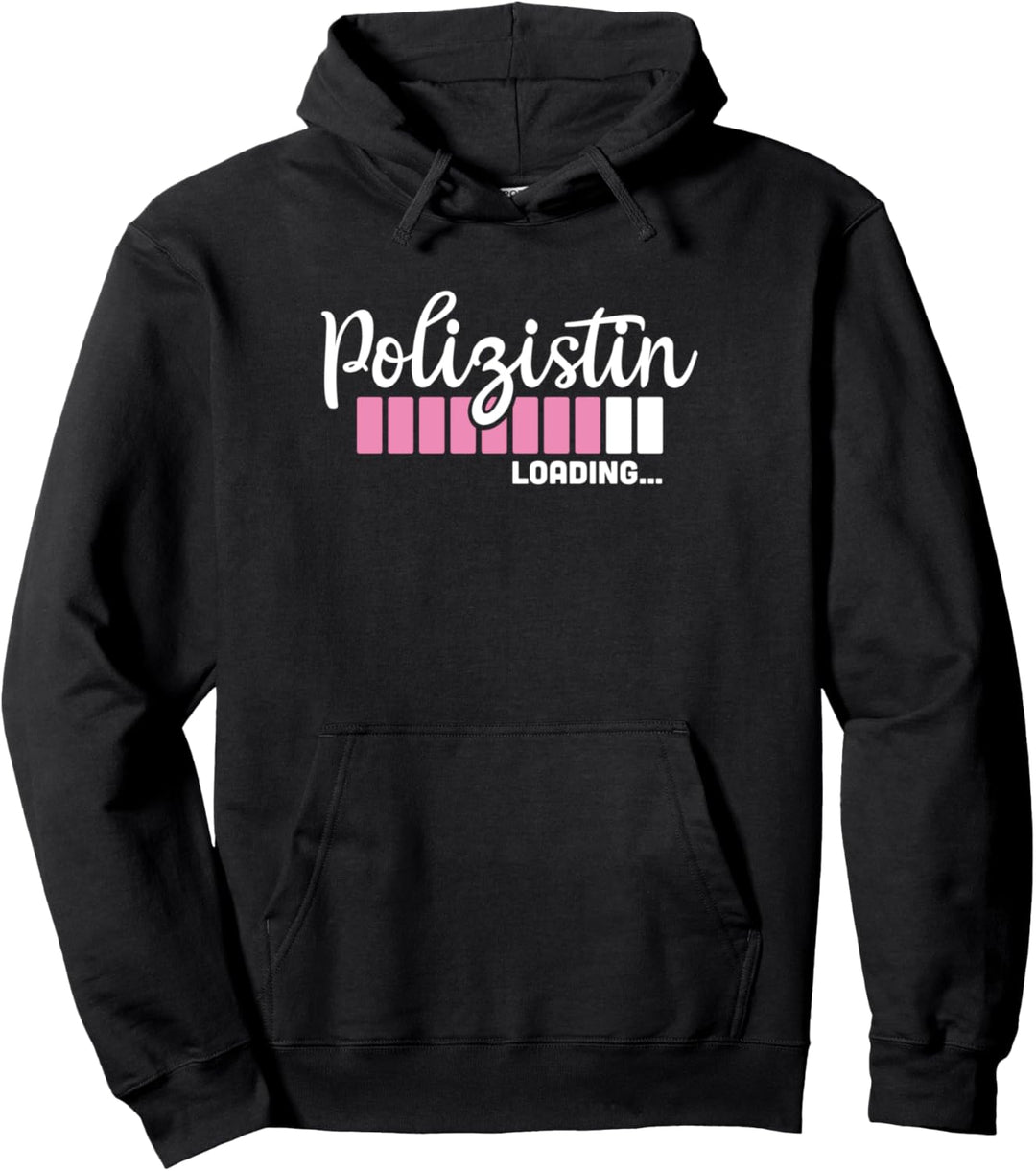 Werdende Polizistin Beruf Polizei Studium Ausbildung Pullover Hoodie