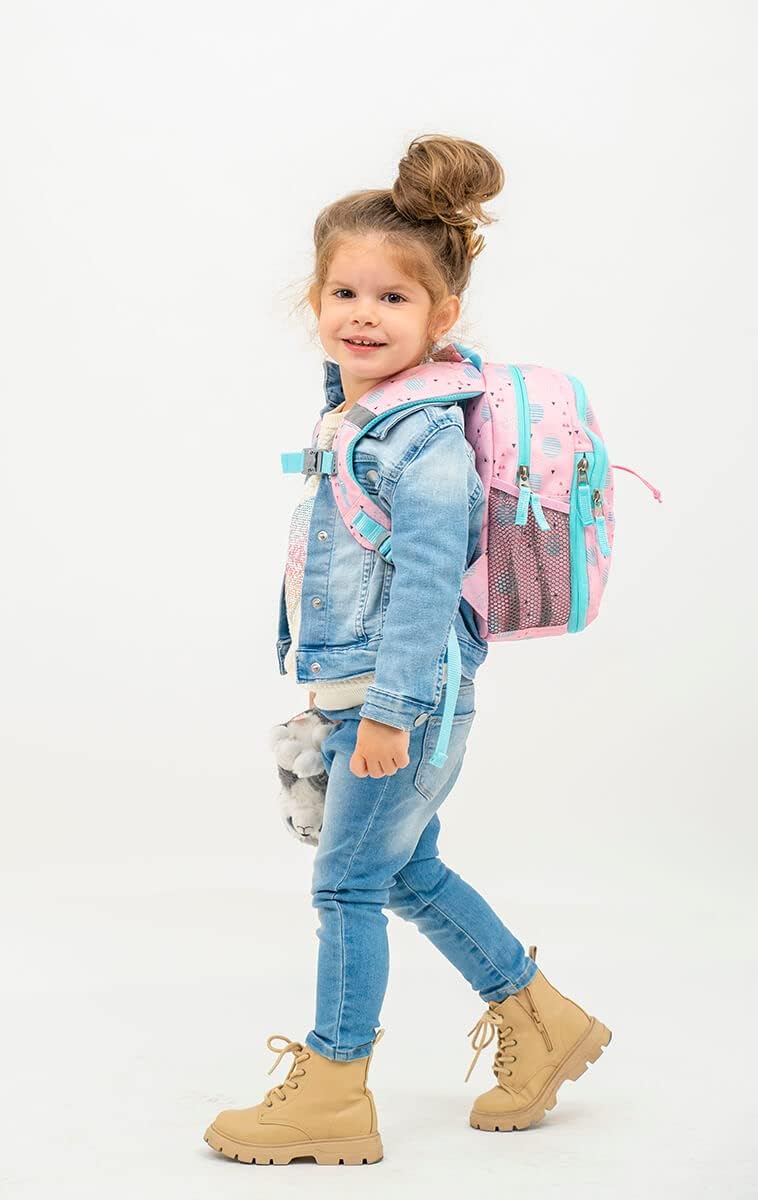 Belmil Kinderrucksack Mädchen für 1-3 Jährige - Super Leichte 260 g/Kindergarten/Krippenrucksack Kin